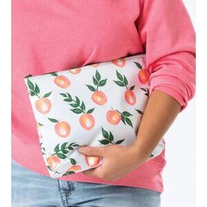 Thirty-One Zipper Pouch Peach Paradise New In Package